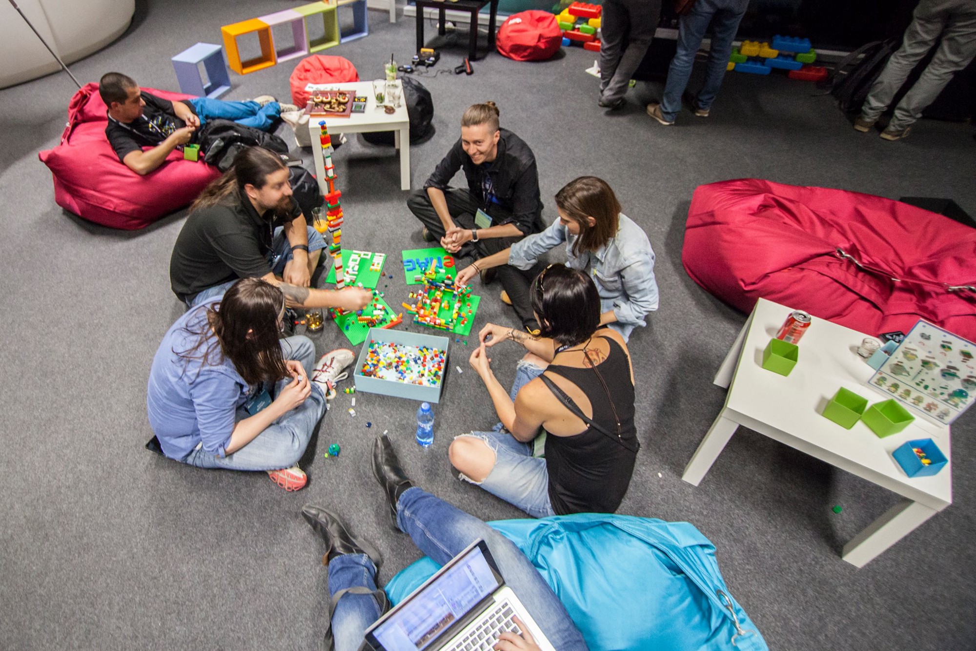 Photo from BgPhpConference 2017. The toys are already there; unfortunately only big kids in this photo ;)
The space